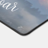 Bald Eagle Soar Mountains Wildlife Inspirerend Bureaumat (Hoek)