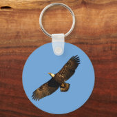 Bald Eagle Soaring 2 Sleutelhanger (Voorkant)