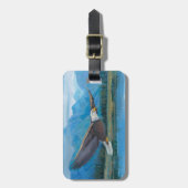 Bald Eagle Soaring Bagagelabel (Voorkant verticaal)