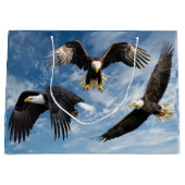 Bald Eagle Soaring Groot Cadeauzakje (Voorkant)