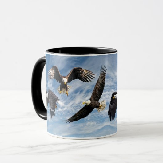 Bald Eagle Soaring Mok (Voorkant links)