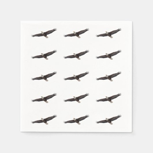 Bald Eagle Soaring Servet (Voorkant)