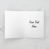 Bald Eagle/Space Motivatie bedankje Bedankkaart (Binnen)