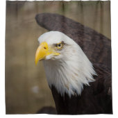 Bald Eagle Spirit – Bold Statement Shower Curtain Douchegordijn (Voorkant)