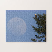 Bald Eagle | Stijgende volle maan Legpuzzel (Horizontaal)