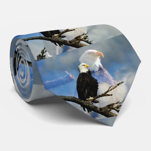 Bald Eagle Stropdas (Opgerold)