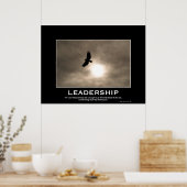 Bald Eagle & Sun LEADERSHIP Motivatie Poster (Keuken)