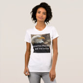 Bald Eagle  T-shirt  THE FREE AND THE BRAVE (Devant entier)