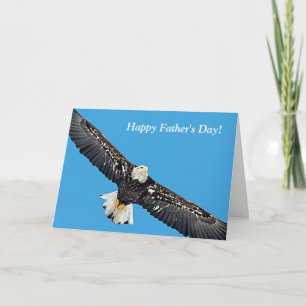 Bald Eagle tijdens de vlucht Kaart