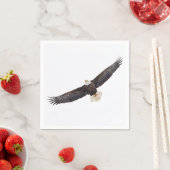 Bald Eagle tijdens de vlucht Servetten (Insitu)