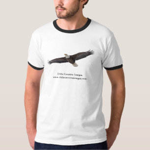 Bald Eagle tijdens de vlucht T-shirt