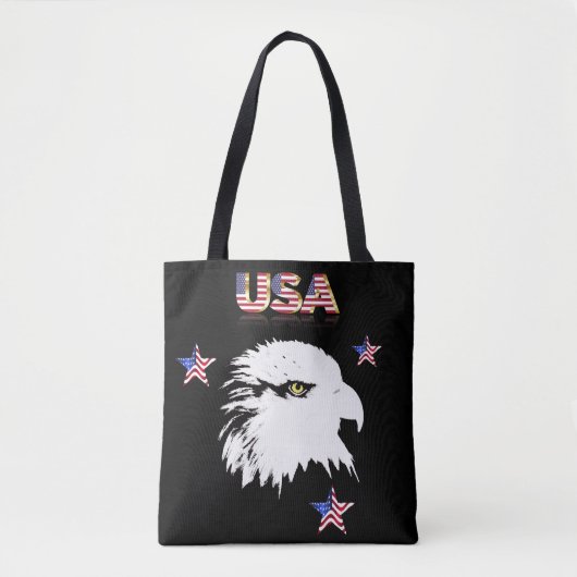 Bald Eagle Tote Bag (Voorkant)