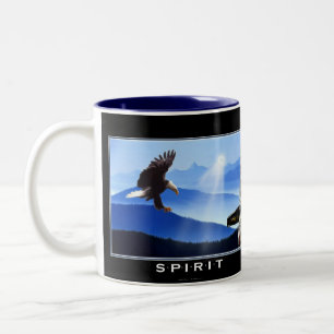 Bald Eagle & Totem-Pole Drink Mok