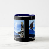 Bald Eagle & Totem-Pole Drink Mok (Center)