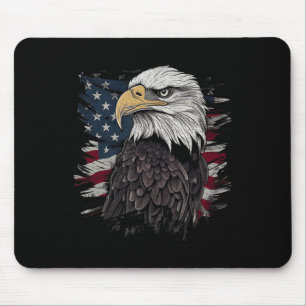 Bald Eagle USA American Flag Patriotic Graphic Man Muismat