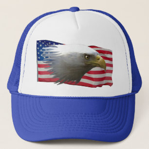 Bald Eagle & USA Drapeau Casquette patriotique