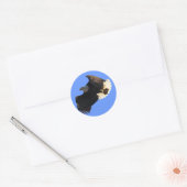Bald Eagle Vlucht Collectie II Ronde Sticker (Envelop)