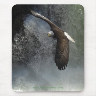 BALD EAGLE & WATERVAL Mousepad Muismat