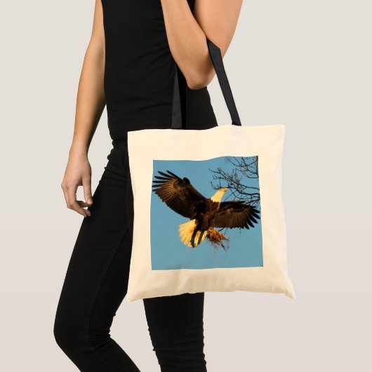 Bald Eagle Wings Tote Bag (Voorkant (product))