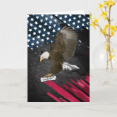 Bald Eagle with 2026 Graduation Diploma Kaart (Gele Bloem)
