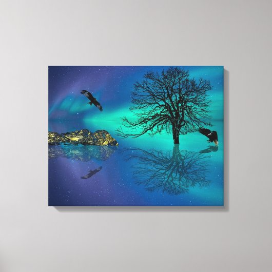 Bald Eagles Canvas Afdruk (Voorkant)