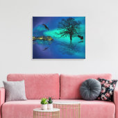 Bald Eagles Canvas Afdruk (Insitu (Woonkamer))