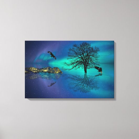 Bald Eagles Canvas Afdruk (Voorkant)
