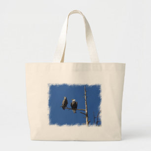Bald Eagles Grote Tote Bag