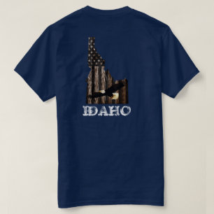 BALD ELGF - BRANDSTOFHOUT - IDAHO PATRIOT BLK T-SHIRT