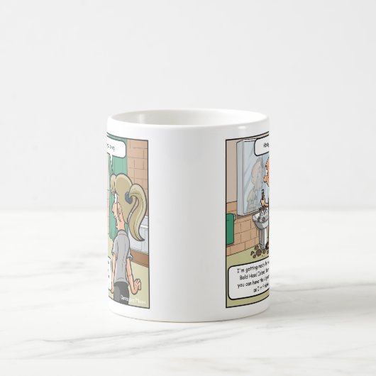 Bald Head Island Funny Coffee Mug (Centre)