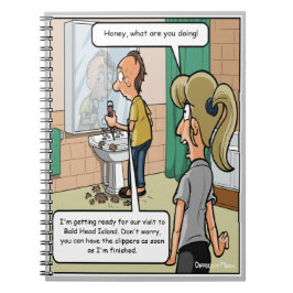 Bald Head Island Funny Notitieboek