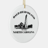 Bald Head Island. Keramisch Ornament (Rechts)