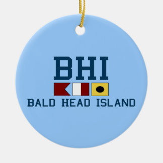 Bald Head Island. Keramisch Ornament