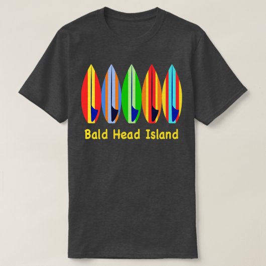 Bald Head Island Surfboards T-shirt (Design voorkant)