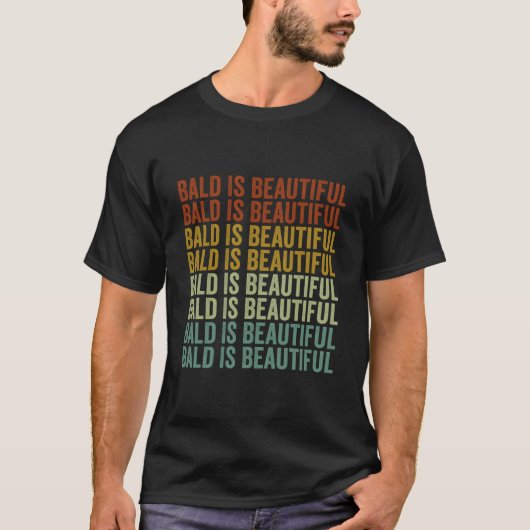 Bald Is Beautiful T-shirt (Voorkant)