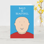 Bald is een mooie Cartoon Kaart (Gele Bloem)