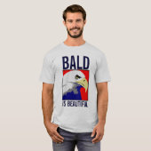 Bald is een prachtig Amerikaans shirt Eagle (Voorkant volledig)