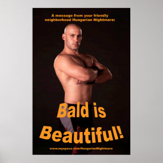 "Bald is prachtig!" 34,5 x 23 poster