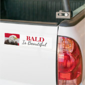 Bald is prachtig bumpersticker (Op Truck)