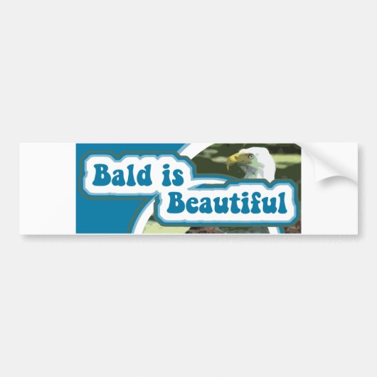 Bald is prachtig bumpersticker (Voorkant)