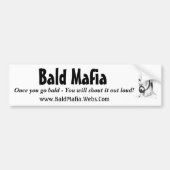 Bald Mafia Bumpersticker (Voorkant)