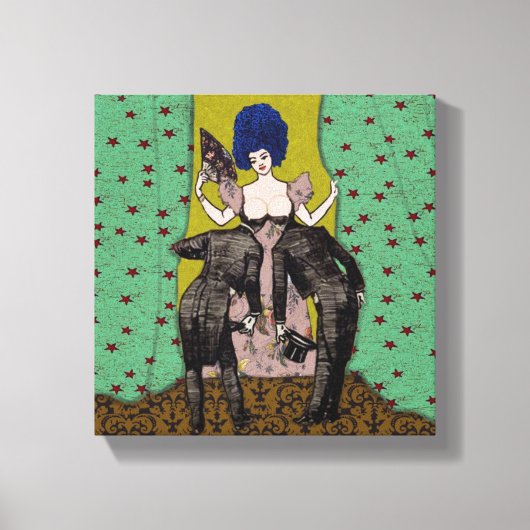 Bald Men ~ 10x10,75 Épais Toile Enveloppée (Recto)