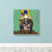 Bald Men ~ 10x10,75 Épais Toile Enveloppée (Insitu (Plancher de Bois))