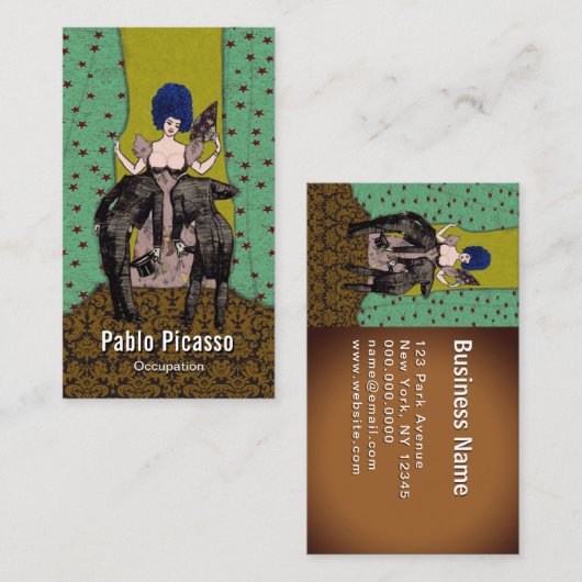 Bald Men - Carte de visite (Devant / Derrière)