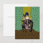 Bald Men ~ Carte postale / Invitation (Devant / Derrière)