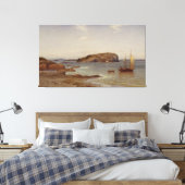 Bald Porcupine Island | 1868 2 Canvas Afdruk (Insitu (Slaapkamer))