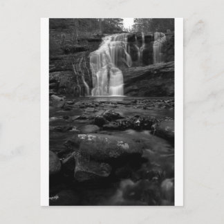 Bald River Falls bw.jpg Briefkaart
