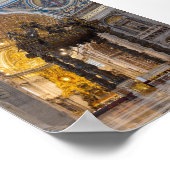 Baldachin Bernini Altar , Vaticaan Poster (Hoek)