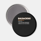 Baldaciale Alopecia Baldness Gift Magneet (Voorkant / Achterkant)