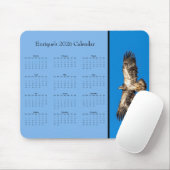 BaldEagle: Customize full year 2026 calendar Mouse Muismat (Met muis)